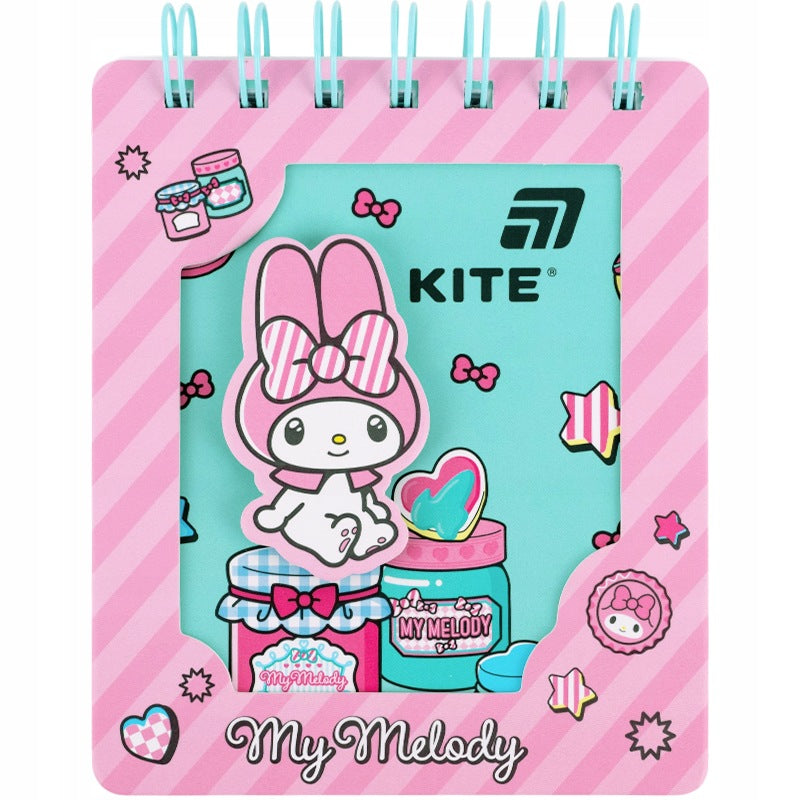 Notes na spirali w kratkę 80 kartek My Melody Kite