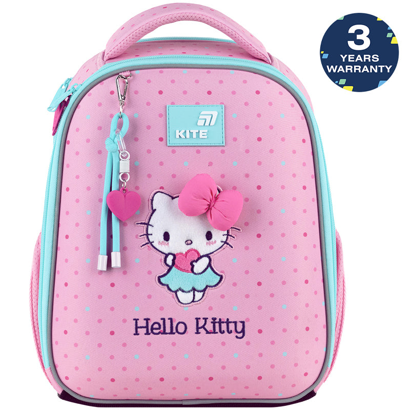Aktovka školská ortopedická pre dievčatá do 1. triedy Hello Kitty Kite
