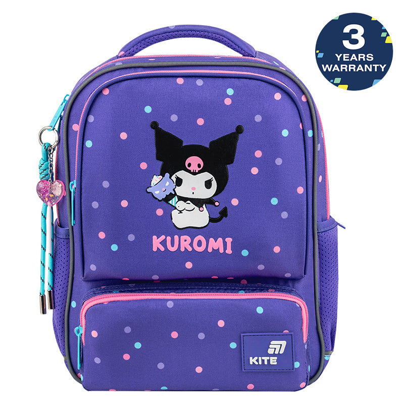 Batoh predškolský lahký a priestranný Kuromi pre deti 4–7 rokov