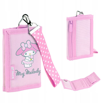 Ogólny wygląd portfela szkolnego Kite z motywem My Melody.