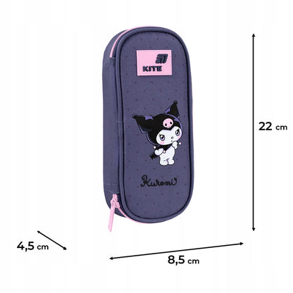 Grafika przedstawiająca wymiary piórnika saszetki modelu HK26-599-3.