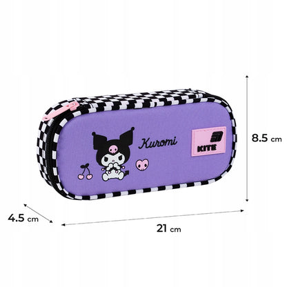 Wymiary saszetki Kite Kuromi – pojemny piórnik do szkoły.