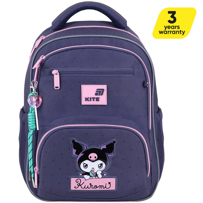 Batoh školský ortopedický fialový Kuromi pre dievčatá 6-10 rokov