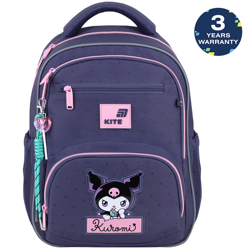 Batoh školský ortopedický fialový Kuromi pre dievčatá 6-10 rokov