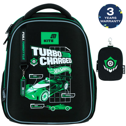 Školská aktovka ortopedická pre chlapcov 6–8 rokov Hot Wheels