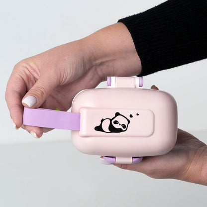 Lunchbox z bocznym zatrzaskiem, łatwe otwieranie jedną ręką, szczelny pojemnik na śniadanie dla dzieci do szkoły