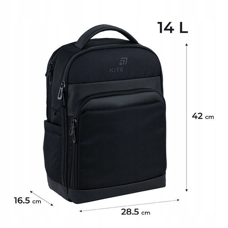 Grafika przedstawiająca wymiary i pojemność modelu K25-2723M.