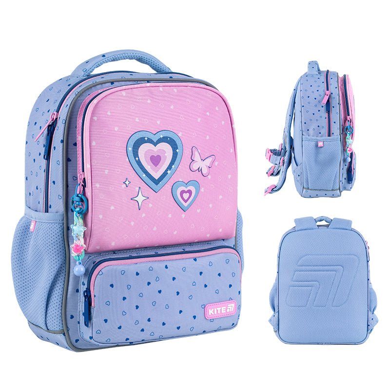 Dziecięcy plecak Kite Kids K25-559XS-1 z inspirującym wzorem, gotowy na zajęcia pozaszkolne
