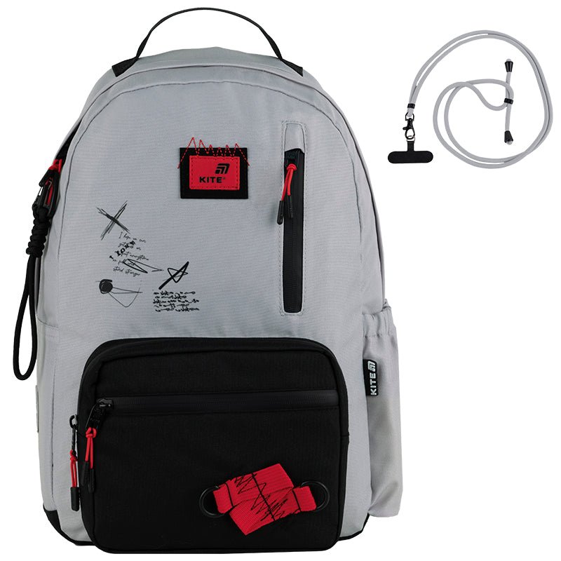 Plecak Kite K25-949M z sznurkiem na telefon w prezencie.