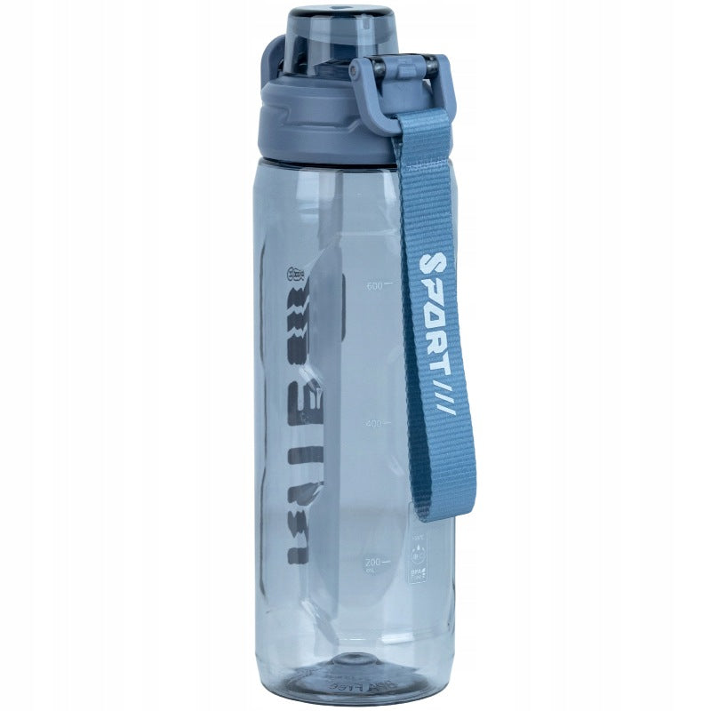 Niebieska tritanowa butelka na wodę Kite 800 ml z rączką