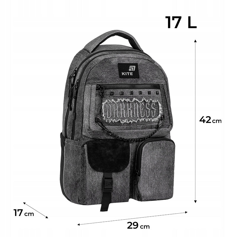 plecak Kite jeansowy dla dzieci 9-12 lat