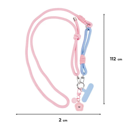 Pasek do telefonu Kite z oznaczeniem wymiarów 112 cm długości i 2 cm szerokości