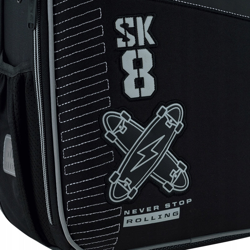 Tornister szkolny ortopedyczny Kite Skate – elementy odblaskowe