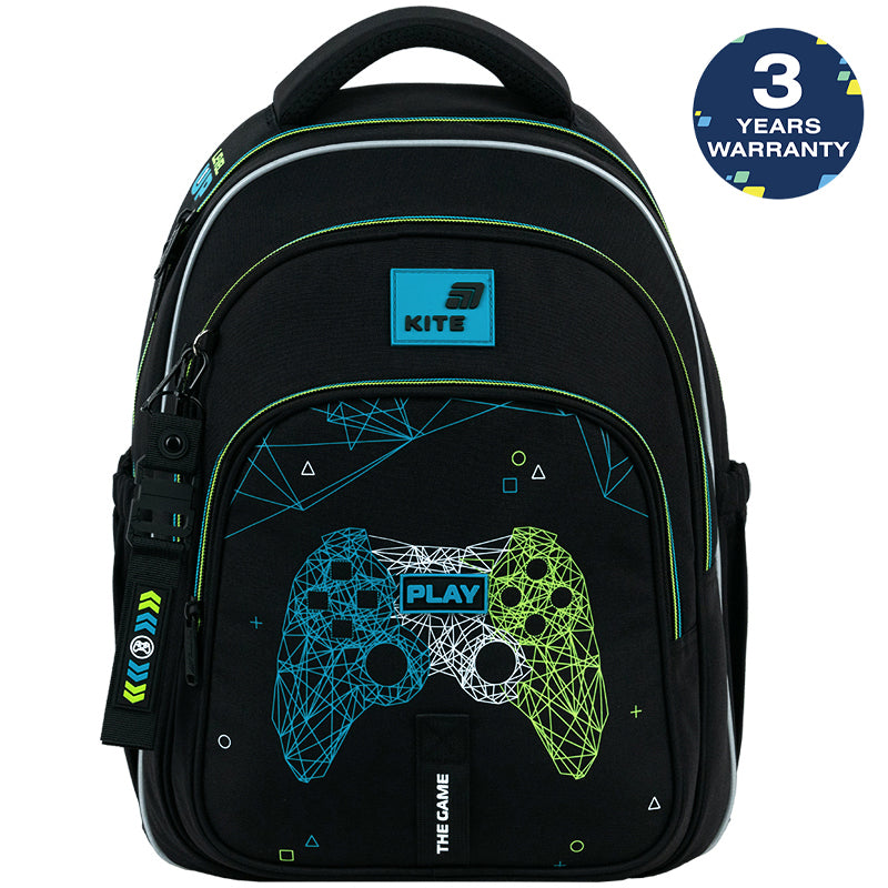 Batoh školský ortopedický Kite pre chlapca 9-12 rokov ergonomický čierny