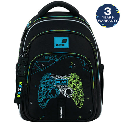 Batoh školský ortopedický Kite pre chlapca 9-12 rokov ergonomický čierny