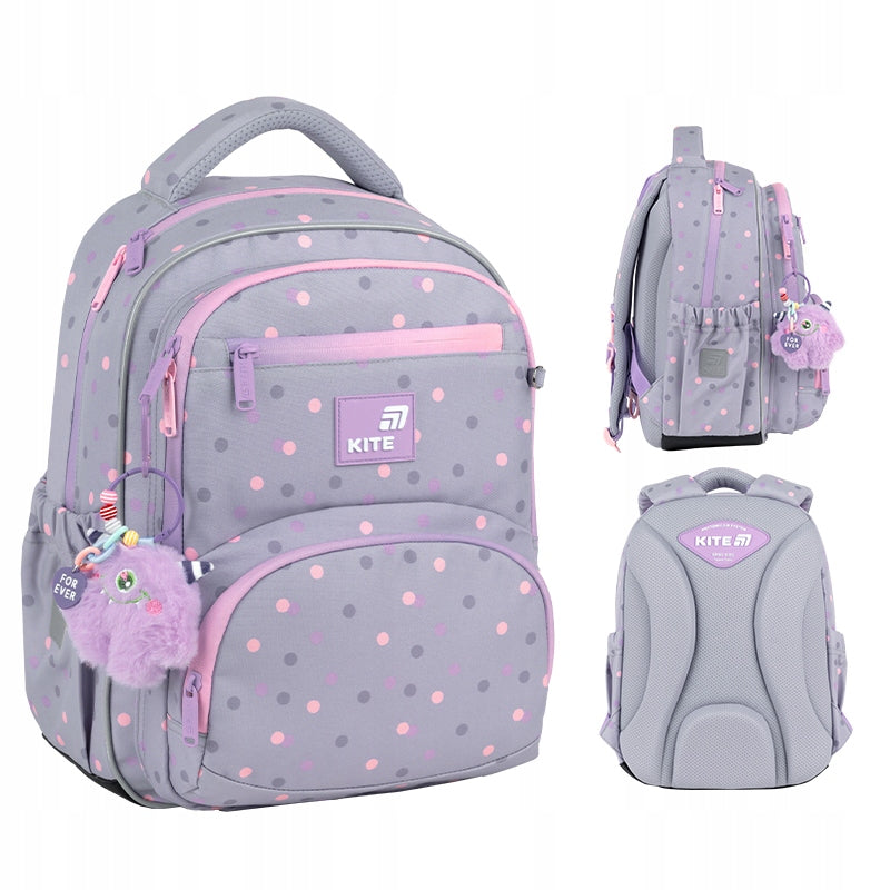 Plecak Kite K26-773M-3 tył z ergonomicznym systemem Ergo Kids.