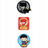 zestaw naszywek Batman Kite na rzep Velcro