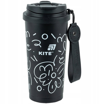 Kubek termiczny Kite 540 ml z uchwytem i ustnikiem