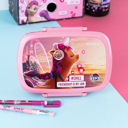 Lunch box z sztućcami i z minipojemnikiem My Little Pony