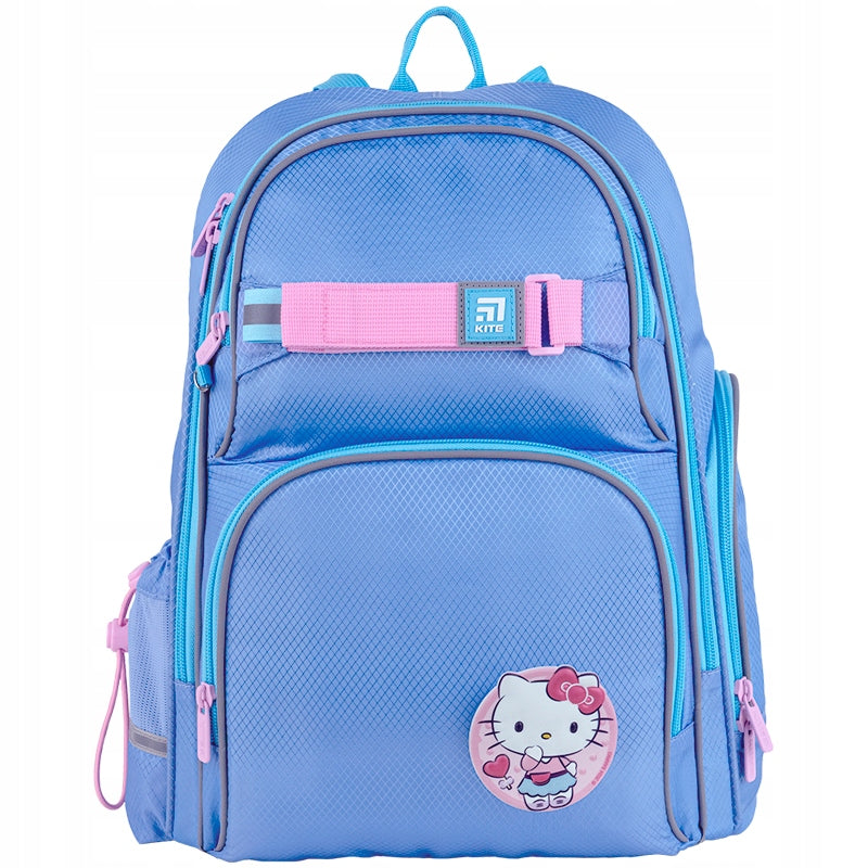 Naszywka 3D Hello Kitty Kite przypięta do plecaka