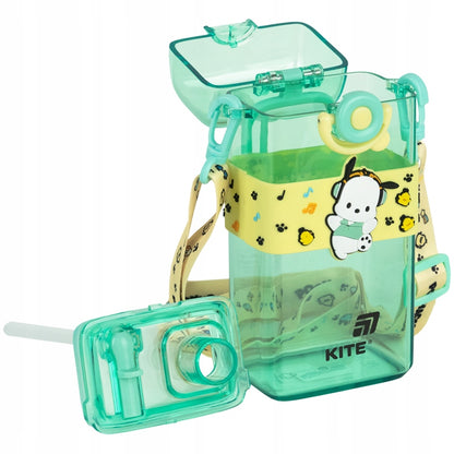 Stylowy design Pochacco Kite – butelka z wypukłymi elementami dekoracyjnymi 3D.