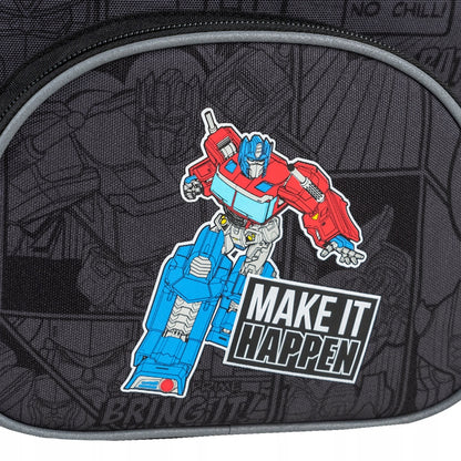 Detal grafiki Transformers wykonanej w technologii druku 3D.