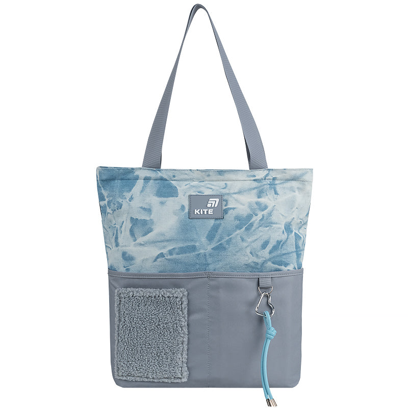 Torba shopper szkolna dla dziewczyn w stylu jeansowym