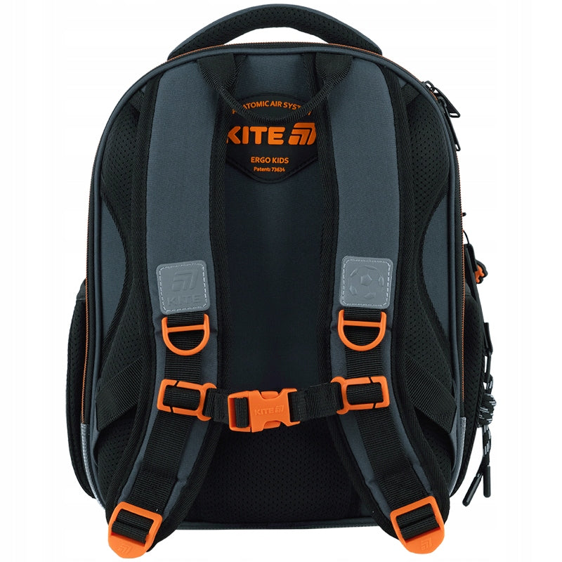 Ergonomiczne plecy Ergo Kids w tornistrze szkolnym dla chłopców Kite