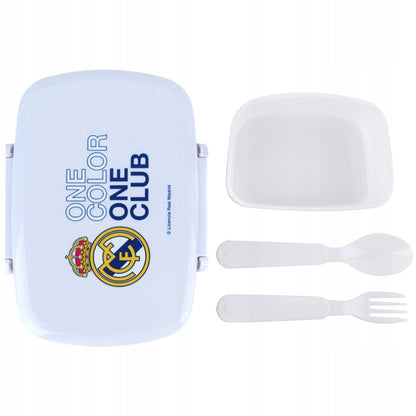 Lunchbox s príborom Kite Real Madrid pre chlapcov, 750 ml