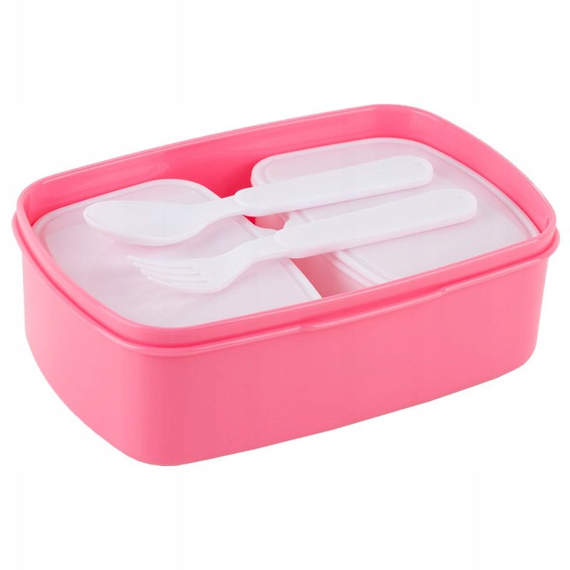 Lunchbox Śniadaniówka ze Sztućcami 750ml różowa Molang Kite