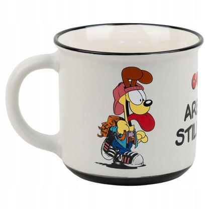 Kubek Garfield 370 ml w eleganckim opakowaniu – stylowy prezent z kultowym motywem dla fanów kota Garfield
