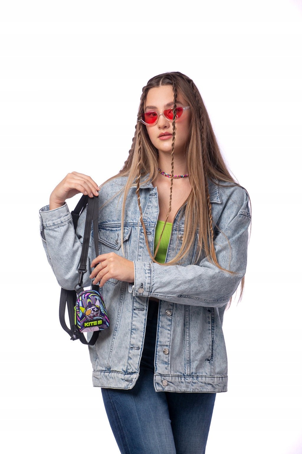 Stylowe noszenie telefonu na pasku Kite, modny dodatek streetwear dla młodzieży