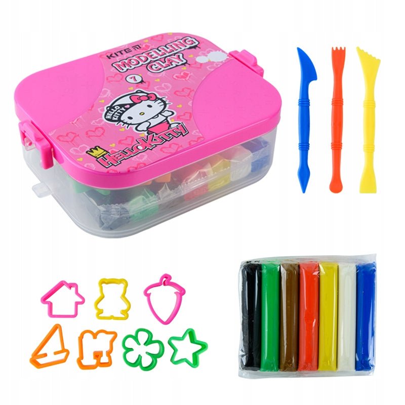 Zestaw plasteliny Kite Hello Kitty w pudełku z narzędziami