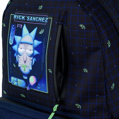 Plecak młodzieżowy niebieski Rick and Morty