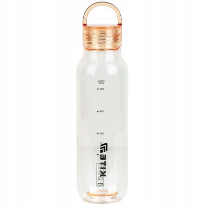 Pomarańczowa butelka przezroczysta na wodę tritan 670ml do szkoły Kite