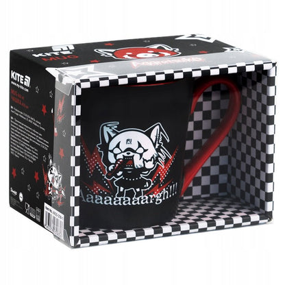 Kubek ceramiczny Aggretsuko 400 ml czarny
