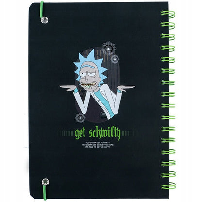 Notes Pamiętnik A5 80 KARTEK  Rick and Morty KITE