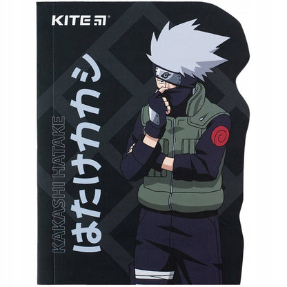 Notes pamiętnik 60 arkuszy kratka czarny Naruto Kakashi