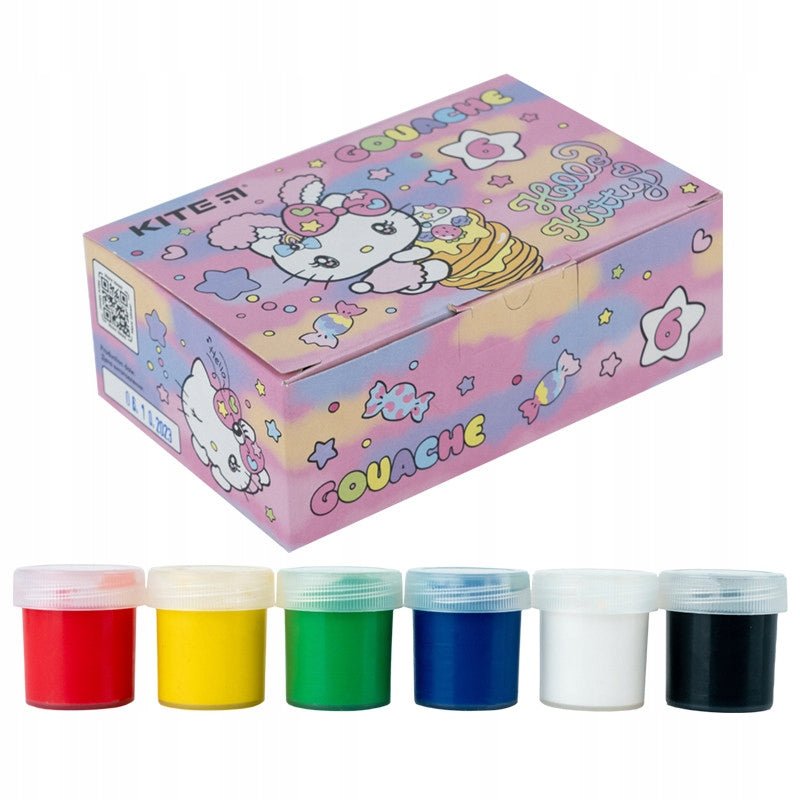Farby gwaszowe Kite Hello Kitty dla dzieci do szkoły i przedszkola