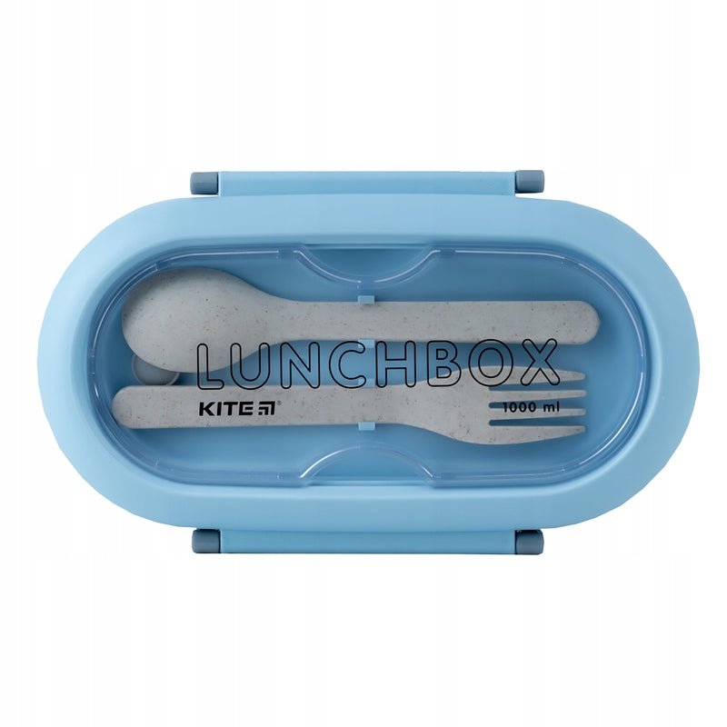 Lunch box śniadaniówka ze sztuccami 