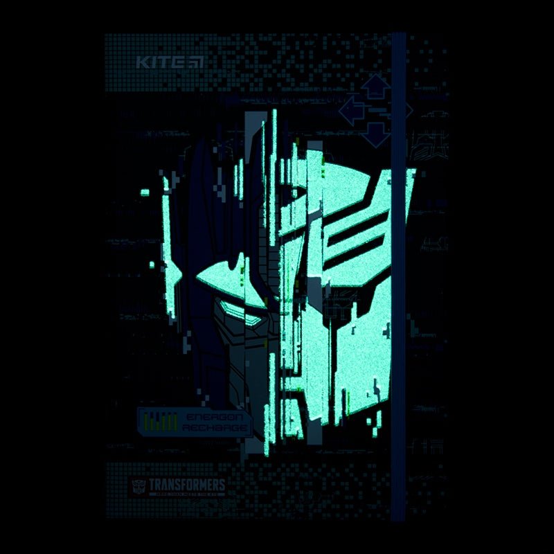 Notatnik  dla chłopców A5 neonowy Transformers
