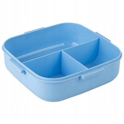Lunchbox ze sztuccami na 3 komory 