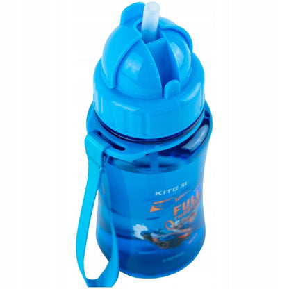Butelka na wodę dziecięca ustnik słomka 350 ml Hot Wheels