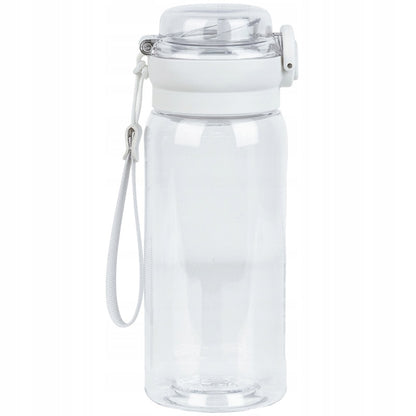 Bidon tritanowy do szkoły na trening z sitkiem ustnikiem 500ml biały Kite