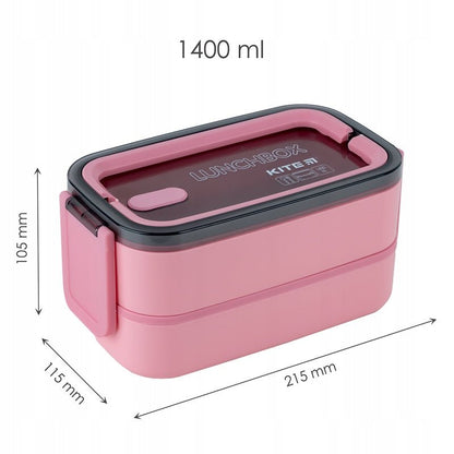 Lunchbox Kite K23-183-3 z wymiarami 1400 ml, pojemnik na śniadanie dla dzieci