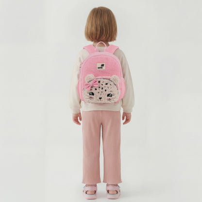 Batoh predškolský Kite Kids Pretty Kitty plyšový ružový pre dievča s uškami