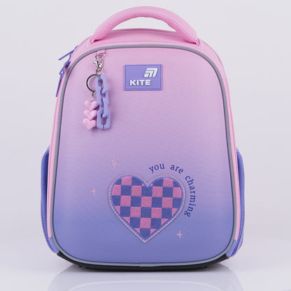 Školská aktovka ortopedická pre dievča do 1 triedy Kite Charming