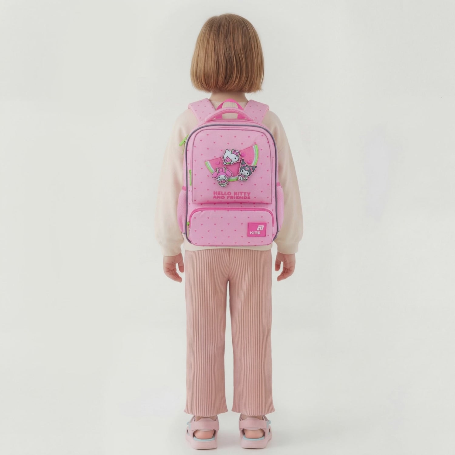 Batoh predškolský Kite Hello Kitty ľahký a priestranný pre dievča 4-7 rokov