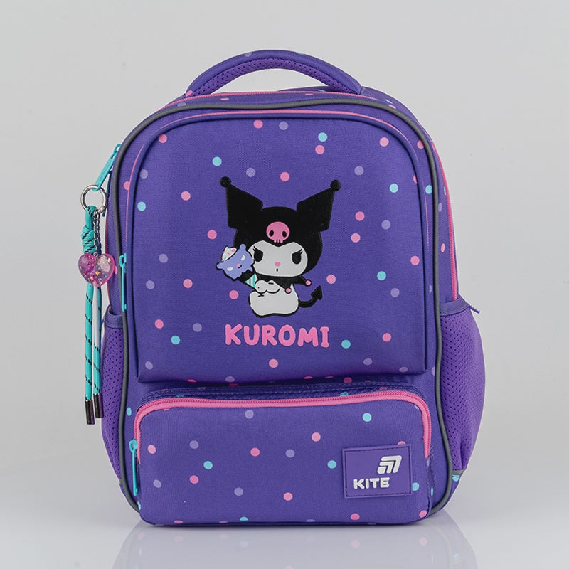 Batoh predškolský lahký a priestranný Kuromi pre deti 4–7 rokov