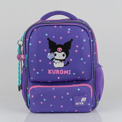 Batoh predškolský lahký a priestranný Kuromi pre deti 4–7 rokov